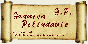 Hraniša Pilindavić vizit kartica